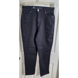 No Boundaries Stretch Mid Rise Skinny Jeans Black Denim Womens‎ Juniors Size 1